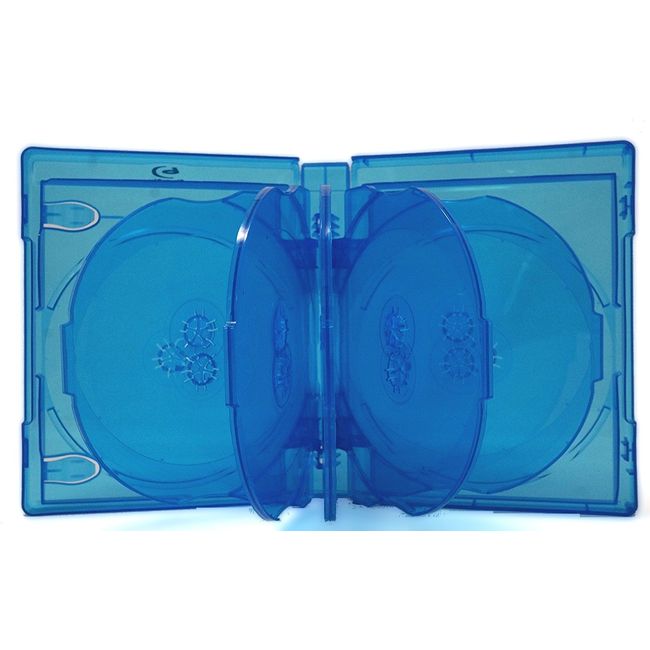 BD Case (Blu-ray Case) 12 Piece Storage with Bluray Logo (Set of 2)