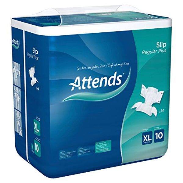 ATTENDS Slip Regular Plus 10 Extra Large Pack of 14