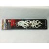 Stainless Steel Chrome Screaming Eagle Flame 3-D Emblem for Tool box & Cabinets 