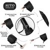 ECOBRELLA Golf Umbrella For Adults - Oversized 54inch Double Layer Windproof Extra Large Black Golf Umbrella Folding Compact, Automatic Open&Close