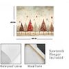 20x16 Minimalist Christmas Trees Canvas Wall Art