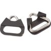 HDAGT Camera Strap Lug Ring,Stainless Steel Triangle Split Hook with ABS Cap for Belt Hook Lanyard for Camera Shoulder Strap (2pcs)