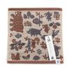 Hartwell Katakata Forest and Animals Handkerchief, Brown
