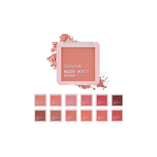 Cathy Doll Cathy Doll Nude Matte Blusher, Blusher, Blusher, Japanese Ingredient Label, 10 My Bright Sun