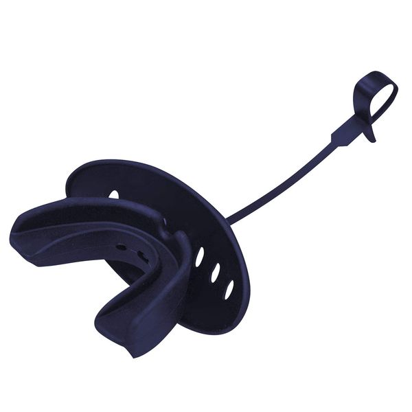 CHAMPRO Mouthguard with Lip Protector, Adult, Navy