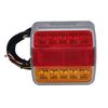 AB Tools LED Square Trailer Light Replacement Lighting Board Caravan Rear Lamp 12v