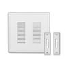 NICOR Lighting PRCP2 PrimeChime Plus 2 Door Bell Kit, White