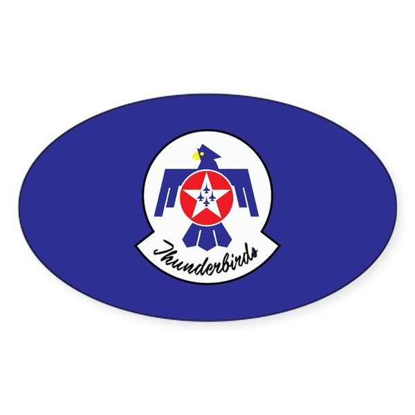 CafePress U.S. Air Force Thunderbirds Oval Car Bumper Sticker(10-Pack)