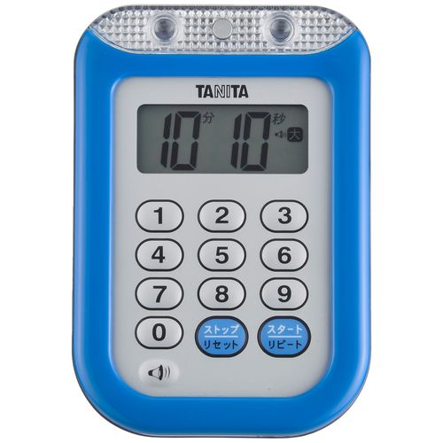 タニタ 防水大音量 タイマー TD-377 ブルー