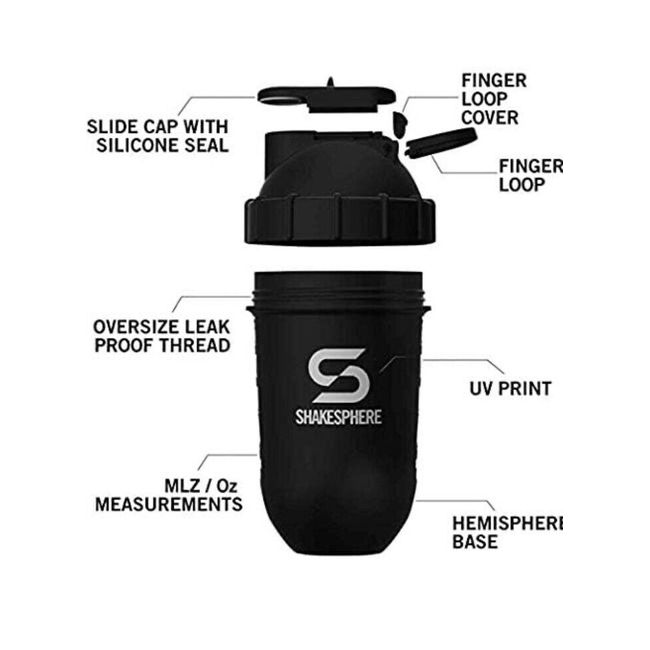  SHAKESPHERE Tumbler: Protein Shaker Bottle and