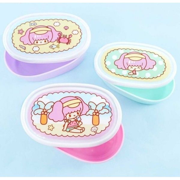 Kawaii Sweet Summer Aiko 3 PC Cute Bento Box Container Set