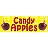 Candy Apples | Vinyl Banner w/ Grommets | 2’H x 6’W