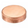 sourcing map Copper End Cap Pipe Fitting Sweat Plug Connection 54mm(2.12") ID for Water Pipe Plumbing