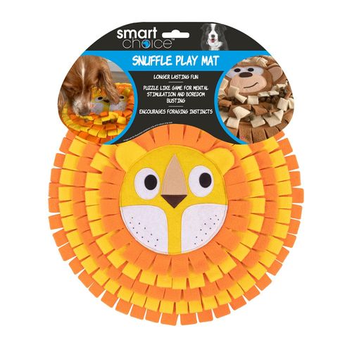 YöL Pet Snuffle Play Mat Slow Feeding Mat Dog Interactive Toy Puzzle Game Puppy Training Treats Lion