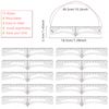 Reusable Eyebrow Template Kit with 10 Shape Options – Achieve Perfect Brows Every Time (10PCS)