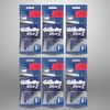 Gillette Blue 2 Disposable Razor - Double Blade, 5 Count (Pack of 6)