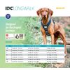 IDC Longwalk Y-Harness, Black-Gray, Size: XL