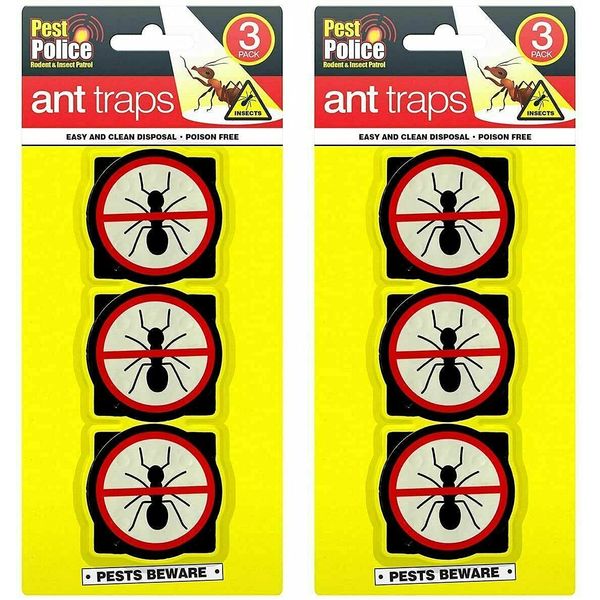 Ant Stop! Bait Station, Destroys Ants and their Nests,Ant Traps Outdoor & Indoor – Strongest Ant Stop Bait Station (6 Baits)