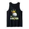 #1 GOLFER Golf Ball Crown Tank Top