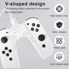 Ladegriff für Nintendo Switch OLED Controller, Spiele Controller, Efficient Charging Grip Controller Halterung V-förmiger Gaming Griff Controller Tragbarer Halter für Joy Con Switch Controller (Weiß)