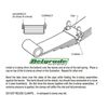 Heavy Duty Leaf Spring Repair Clip with Cap 2 Inch. (10 Pack)