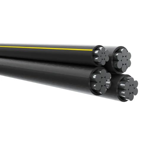 Nassau Electrical Supply 50' Aluminum URD Dyke 2-2-2-4 Cable Direct Burial Quadruplex Secondary Wire