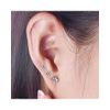 4 Pack Ear Piercing Gun Kit, SLVIEKAE Disposable Ear Piercing Gun with Silver Earring Studs Safety Ear Piercing Gun Kit Tool (3mm)