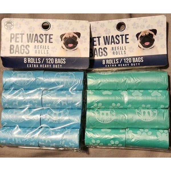 Pet Waste Bags, 2 Pack 16 Rolls 240 Bags