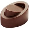 Pavoni Tilted Oval Chocolate Mould by Pavoni