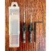 FTG USA Adjustable Wood Countersink Drill Bit Set #4#6 Tapered Drill Bits for Woodwork with Storage Container