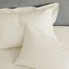 Catherine Lansfield Easy Iron Percale Combed Single Flat Sheet Cream