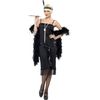 Smiffys Flapper Costume, Black, L - UK Size 16-18