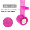 VideoPUP Tattoo Grip Cover Wrap,12PCS Disposable Cohesive Tattoo Grip Cover Elastic Bandage Handle Grip Tube for Tattoo Machine Tattoo Grip Accessories( Phosphor Pink+Purple)