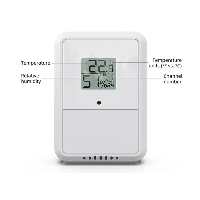 Wireless Thermostat with Indoor/Outdoor Sensor