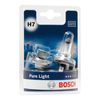 Bosch H7 Pure Light Bulbs, 12 V 55 W PX26d, Pack of 2