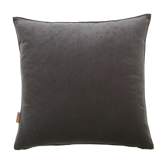 Vita home cc_020_cgr 45 Suede Charcoal Grey 100% Polyester Cushion Cover Made in Japan