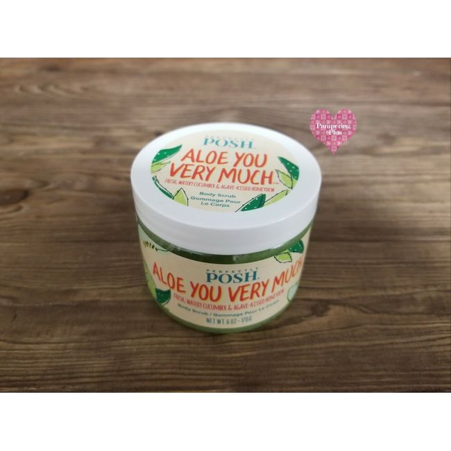 Perfectly Posh ~ ALOE YOU VERY MUCH ~ New|Sealed ~ BODY SCRUB ~ August Splurge!