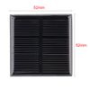 sourcingmap 5Pcs 1.5V Poly Mini Solar Cell Panel Module DIY for Light Toys Charger 52mm x 52mm