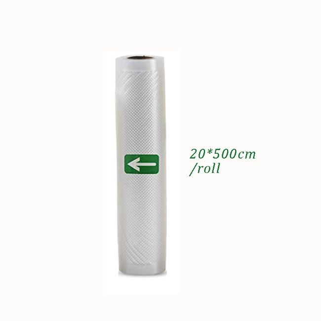 500cm/Roll Food Vacuum Sealer Bag for Vacuum Sealer Meat Vegetable Sous  Vide Storage Packaging Bag