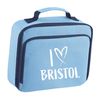 Flox Creative Blue Lunch Cooler Bag I Love Bristol