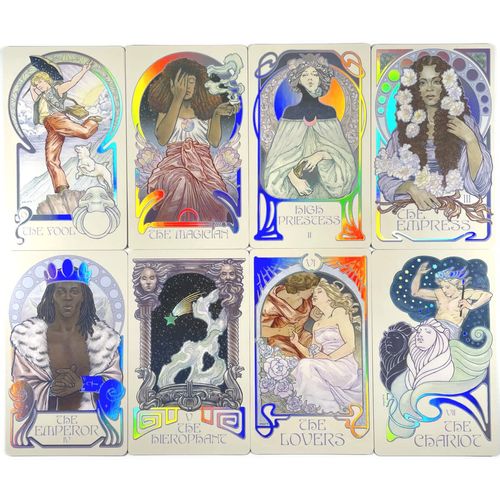 Tarot Card, Weighted Edition, Tarot Divination, Ethereal Visions Tarot: Luna Edition, Japanese Instruction Manual Included (English Language Not Guaranteed)