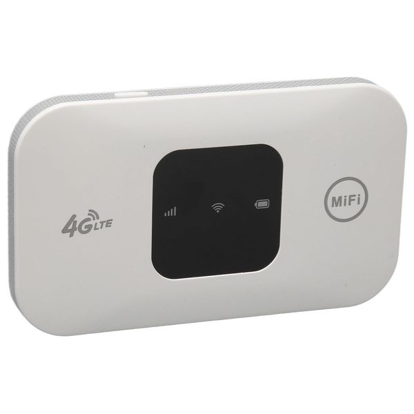 4G LTE Portable WiFi Mobile Hotspot, 150Mbps Portable WiFi Router with SIM Card Slot for Travel, 10 Connected Devices, Support B1 B3 B5 B7 B8 B20 B40