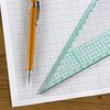 A4 Graph Paper 1mm 0.1cm Squared Engineering - 30 Loose-Leaf Sheets - Grey Grid