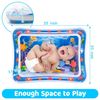 Tummy Time Water Mat丨Inflatable Play Mat for Babies, Blue