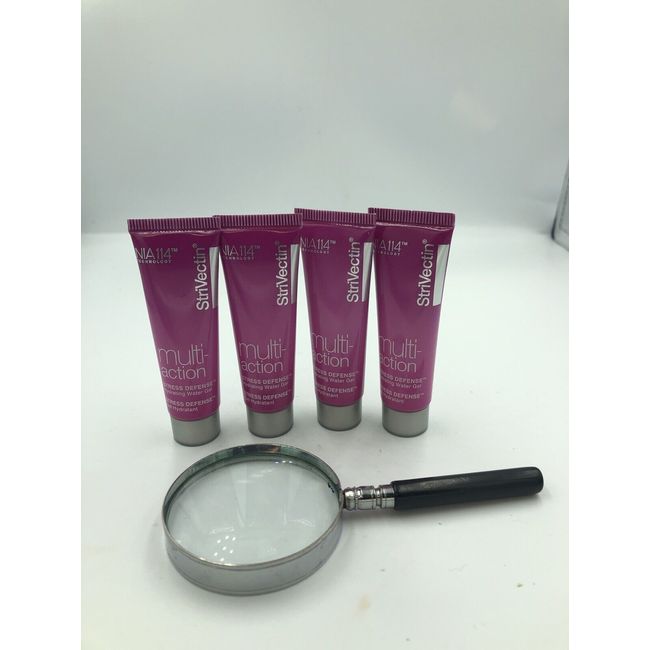 Lot 4Strivectin NIA114 Multi-Action STRESS DEFENSE Water Gel total 40 Ml