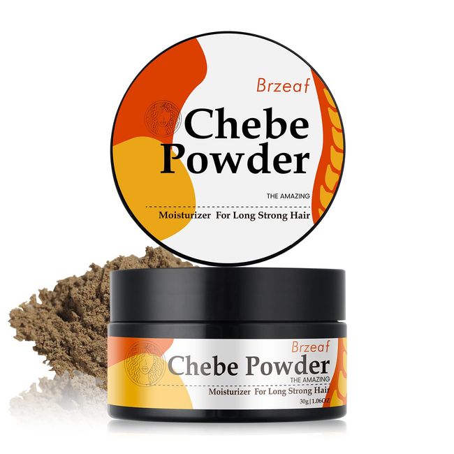 Brzeaf Authentic Traditional Organic Chebe Powder for Hair Growth, Promote Hair Growth, African Chebe Powder - Super Moisturizing, Chebe Powder– Deter Hair Breakage & Hair Deep Conditioning