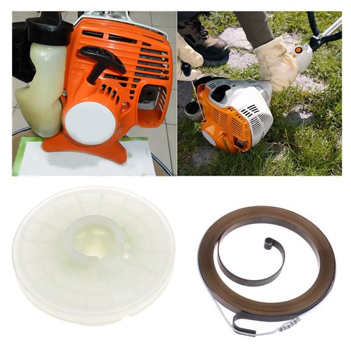 ECSiNG Set of 7 Recoil Starter Pulley Spring Kit 1123 195 0400/0000 958 0923 Compatible with Stihl FC55 FS38 FS45 FS55 HL45 KM55 MM55 Engine