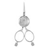 Milward Silver Yarn Ball Fine Embroidery Scissors - 3.9"/10cm Sharp Point Trim Threads