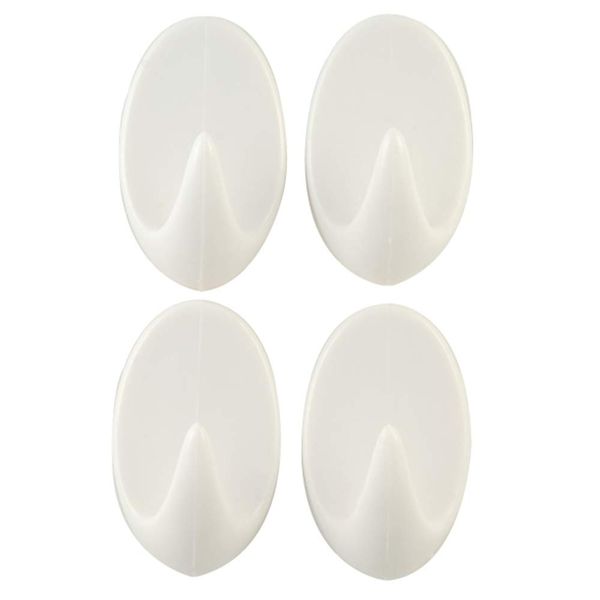 Chef Aid Medium Self Adhesive Hook Set, 4 Piece Set