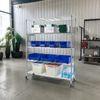 5-Tier Rolling Storage Rack - Adjustable, Heavy Duty & Metal Garage Rack